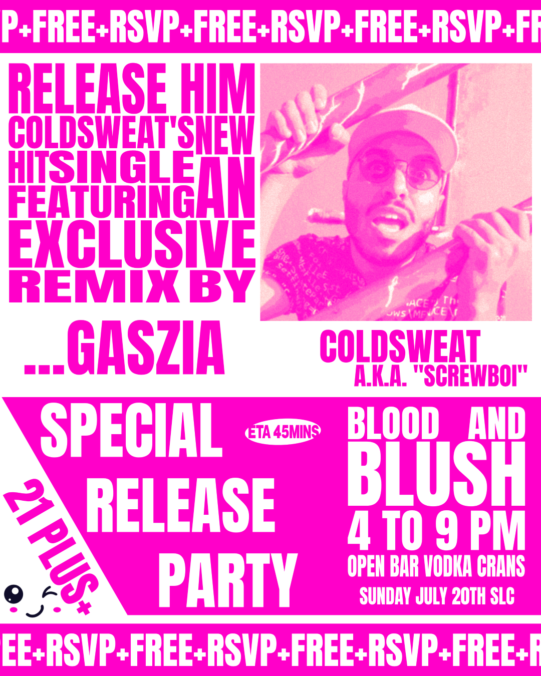 Coldsweat release party